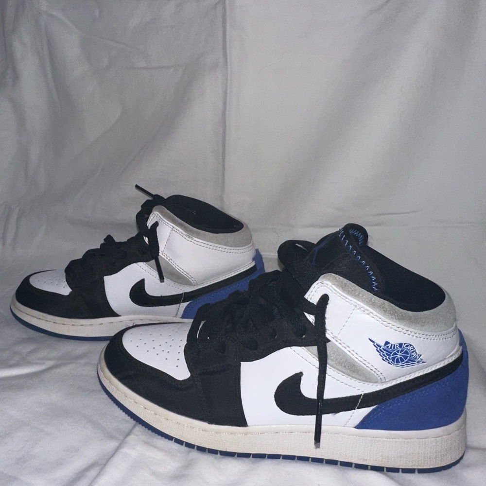 Nike Black, White, and Blue Sneakers